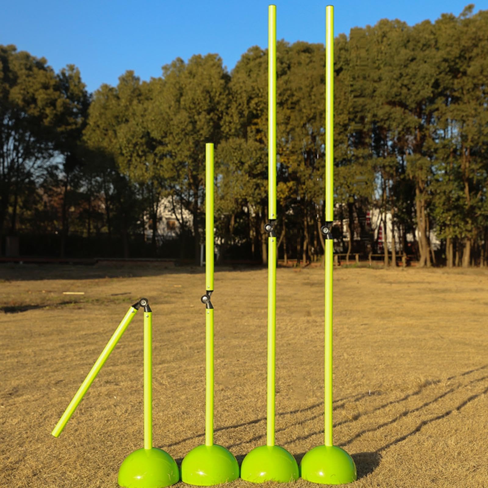 fabloft soccer agility pole obstacle bar professional football training marking pole green|sporting goods | team sports | soccer |1 training sign pole