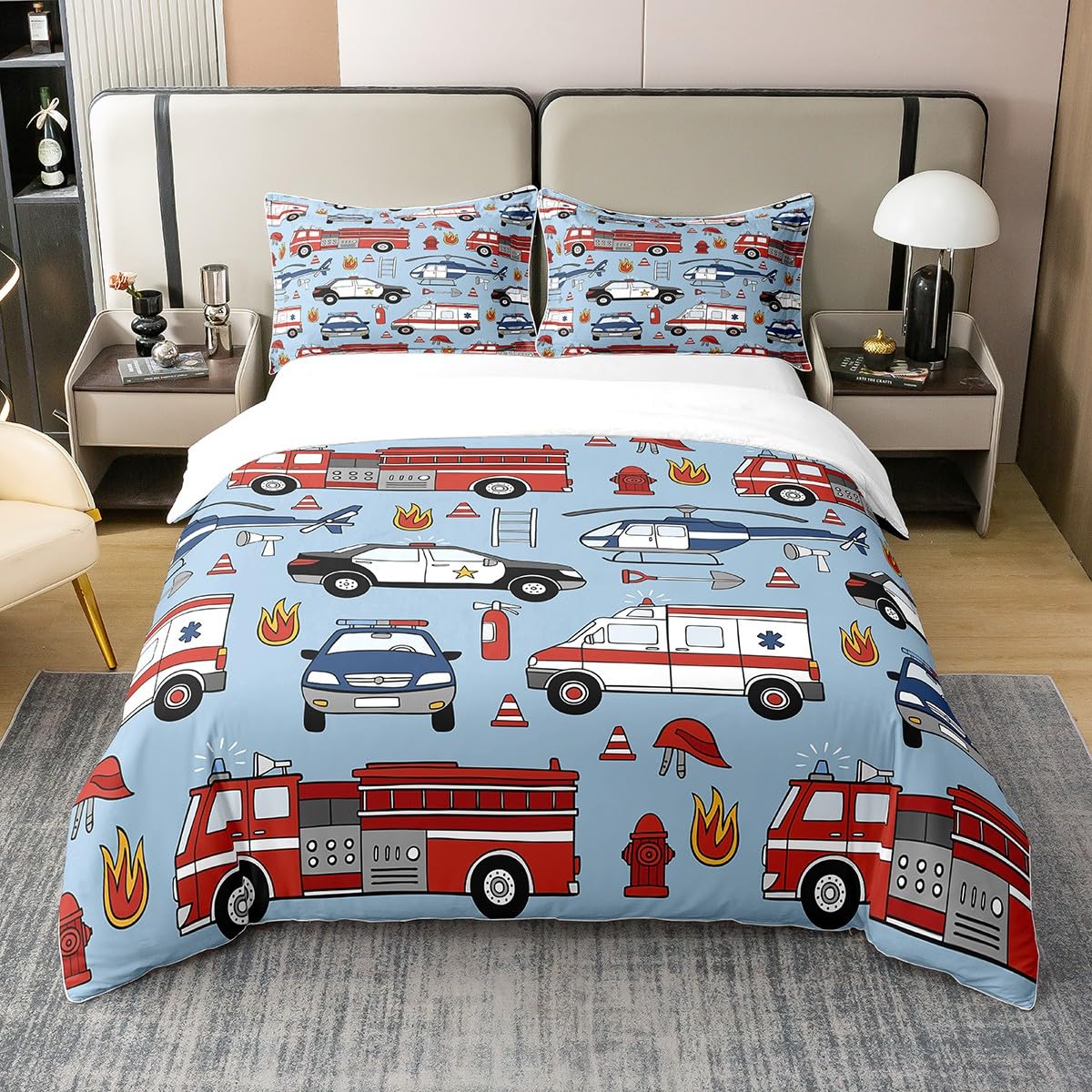 Fabsy Guanciale Letto 2 Pezzi- Set Cuscini Letto In Seersucker Con - Foto 13