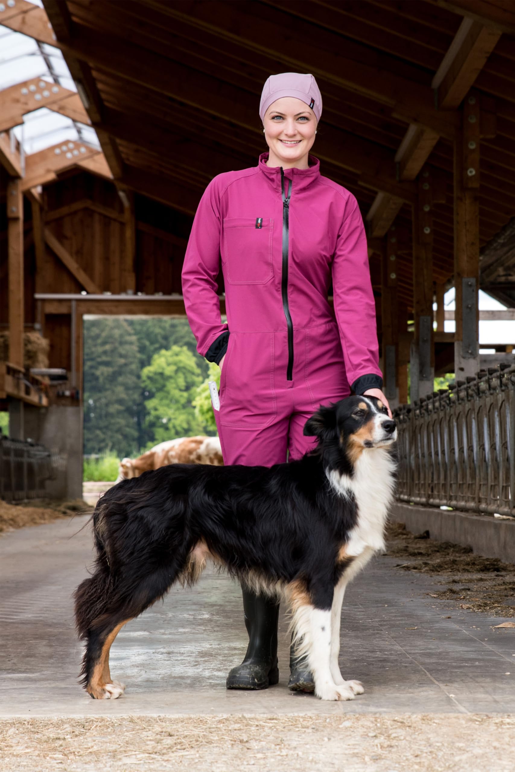 Overall Donna - Tuta da Stalla - Protegge dagli Odori, Resistente all’Acqua, Traspirante