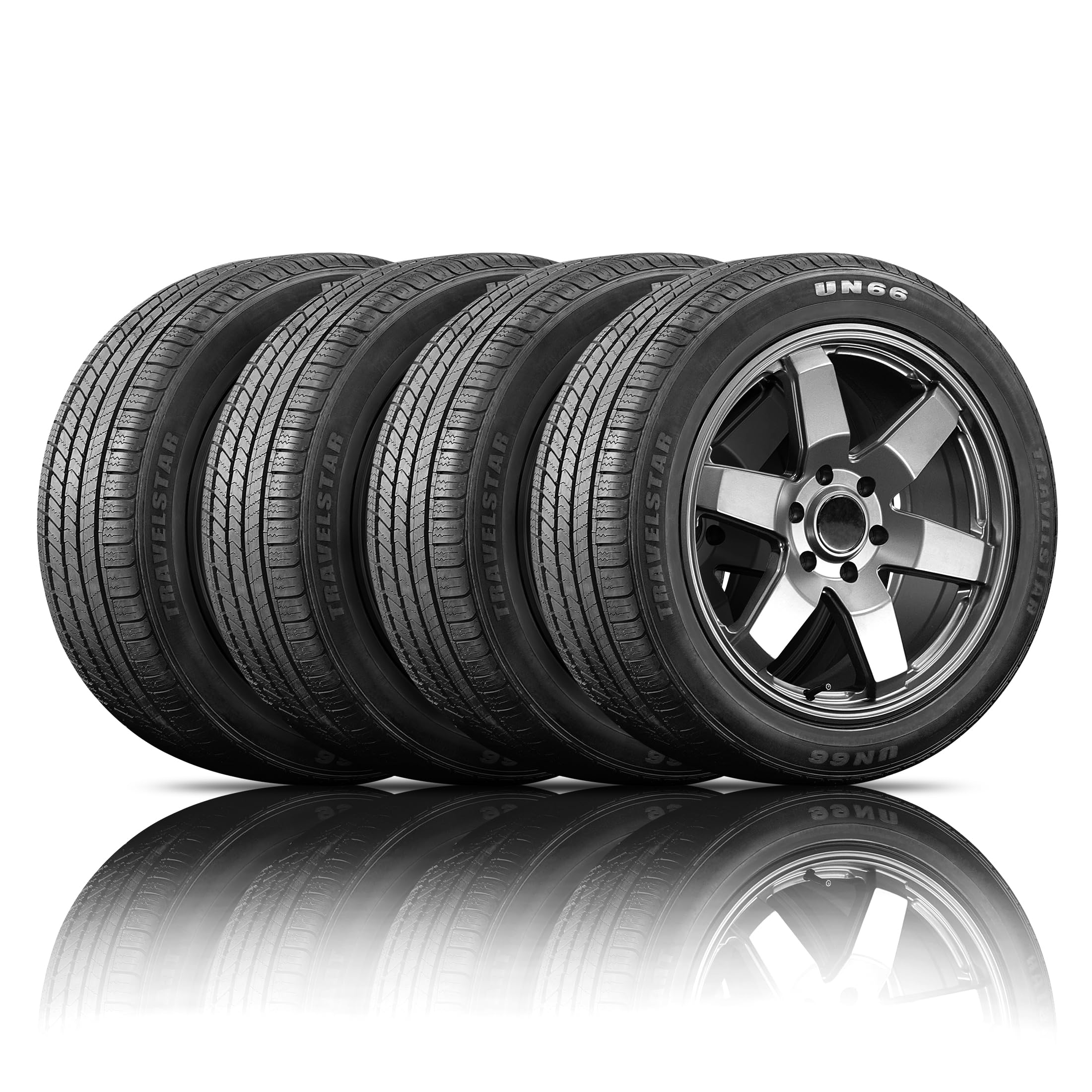 Set of 4 (Four) Travelstar UN66 245/60R18 105V All-Season High Performance CUV/SUV Tires