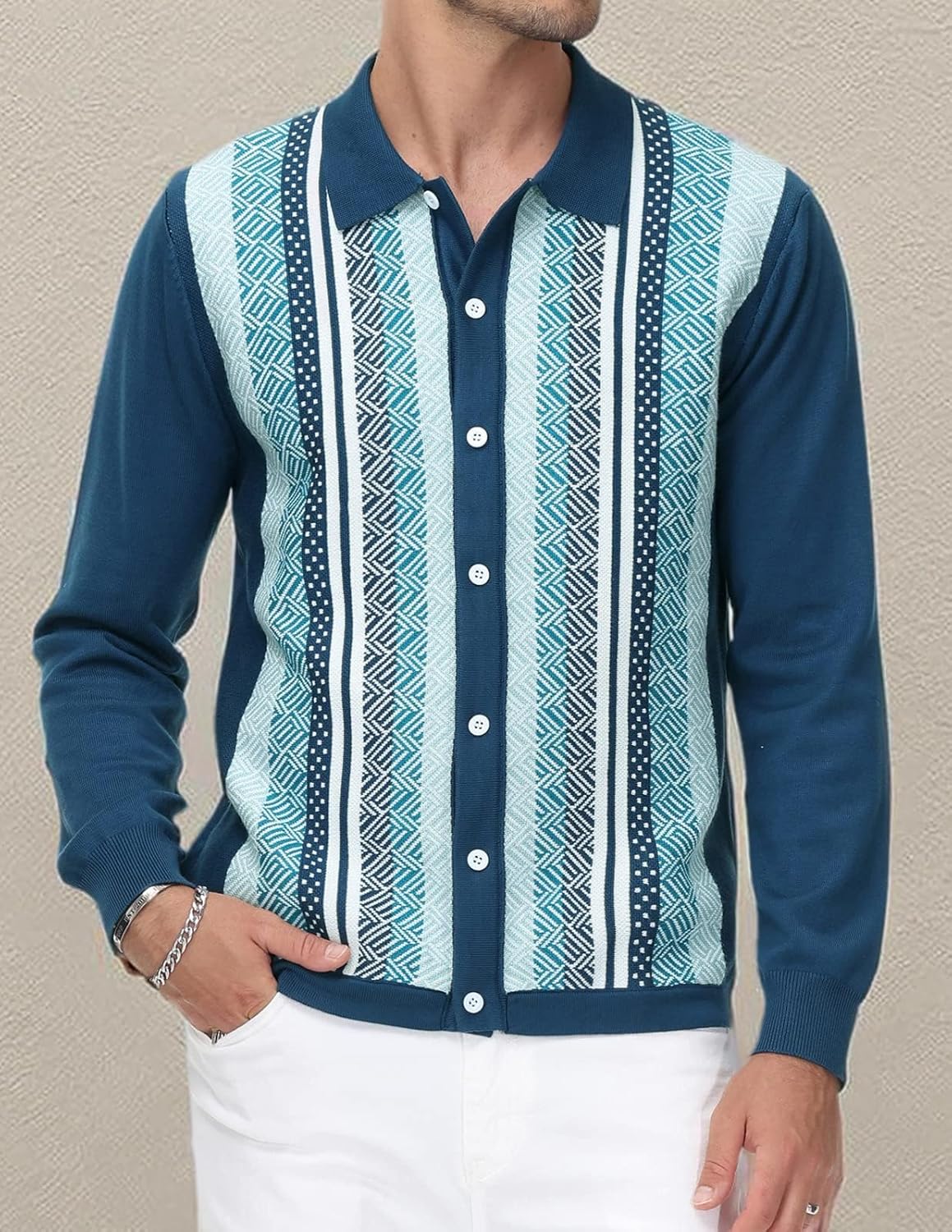 PJ PAUL JONES Men's Classic Pullover Sweater - Image 8