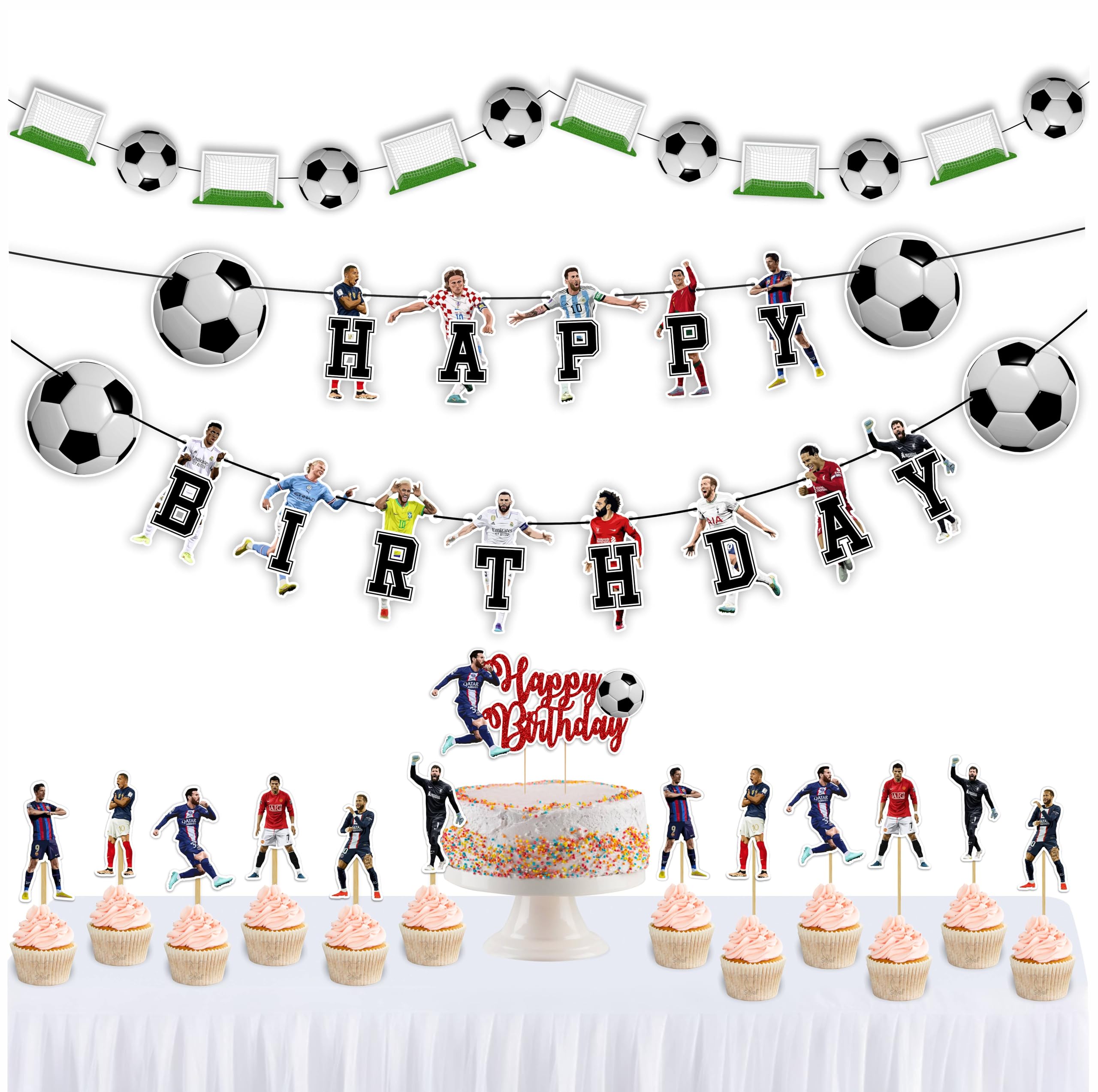 Seyal® Soccer Football Theme Birthday Party Supplies