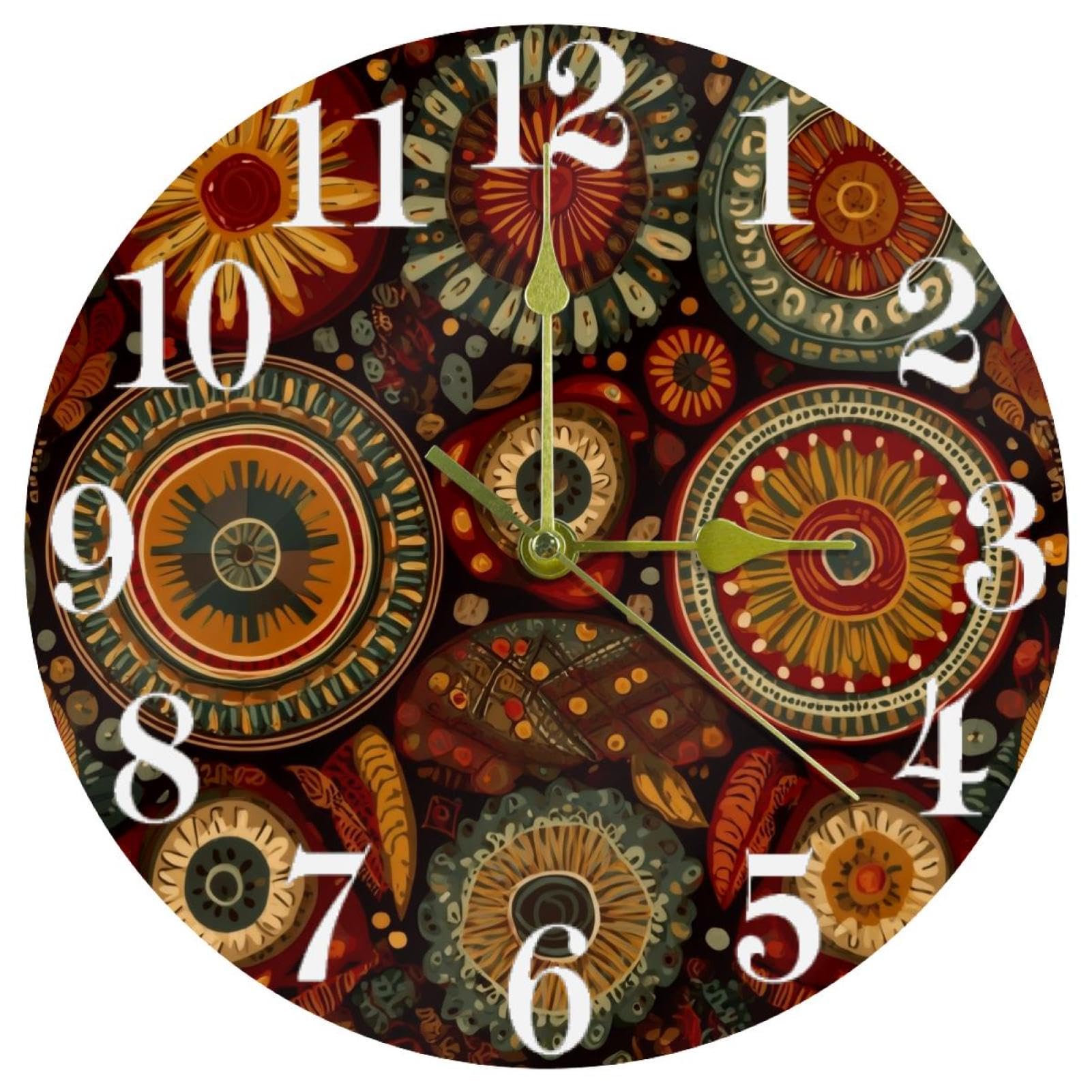 Horloge murale sans tic-tac pour le sommeil et l'étude