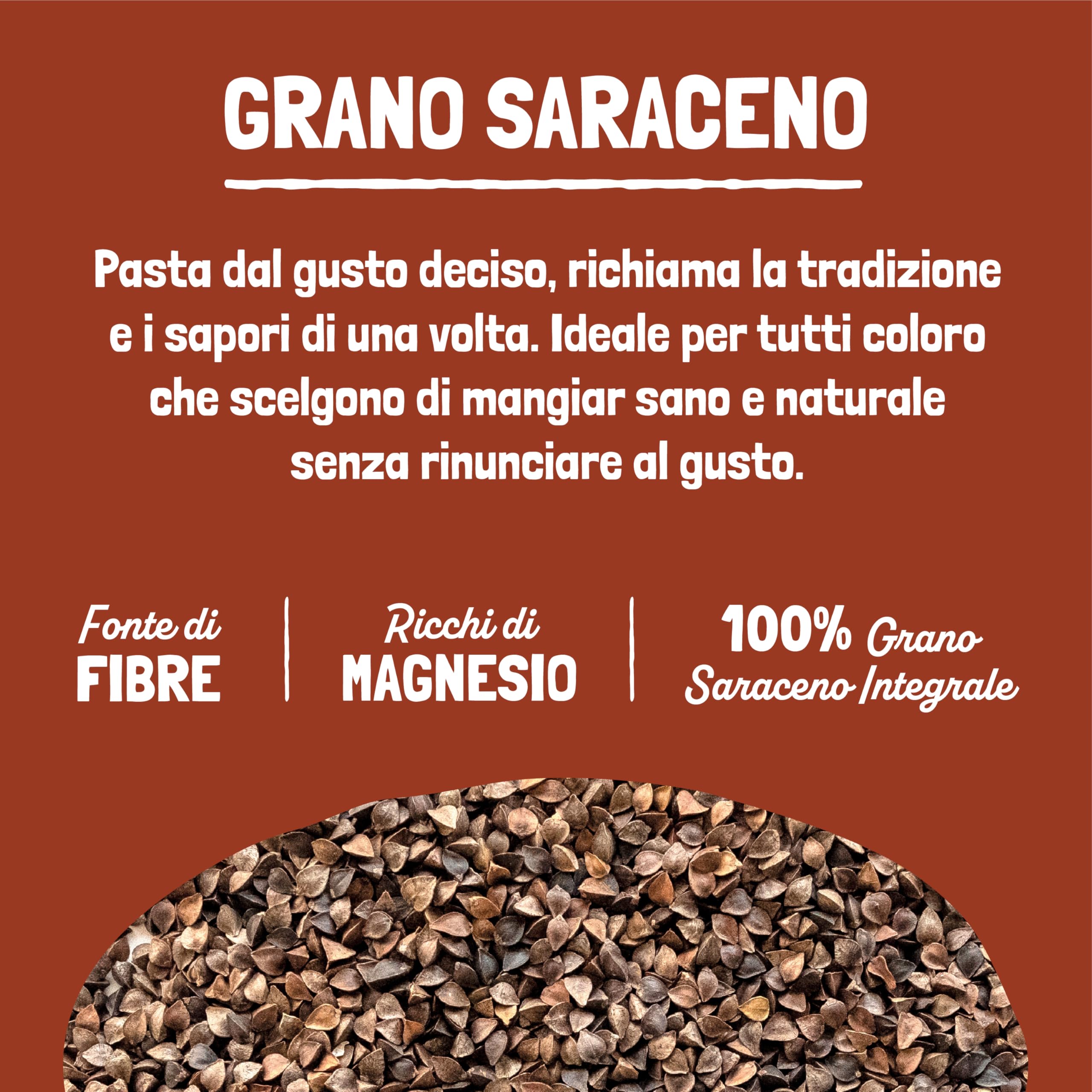 Felicia, Spaghetti di Grano Saraceno Integrale, Ricca di Magnesio, Ricca di Manganese, Fornte di Fibre, Senza Glutine, Bio, Vegan, Gusto Deciso, Box da 12 Confezioni