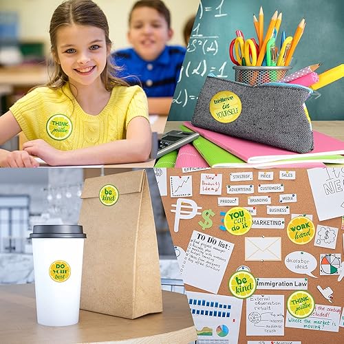 Miniatura 3 de 1000 calcomanías motivacionales de limón con frases positivas inspiradoras de limón, citas inspiradoras, calcomanías de acuarela, decoración de