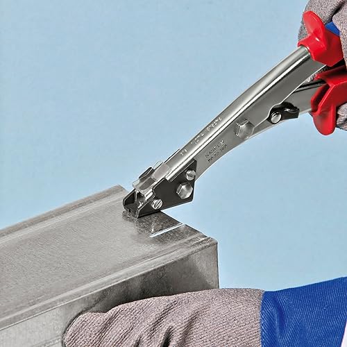 Miniatura 4 de KNIPEX Herramientas - Pinzas de chapa metálica, multicomponente (9055280), rojo