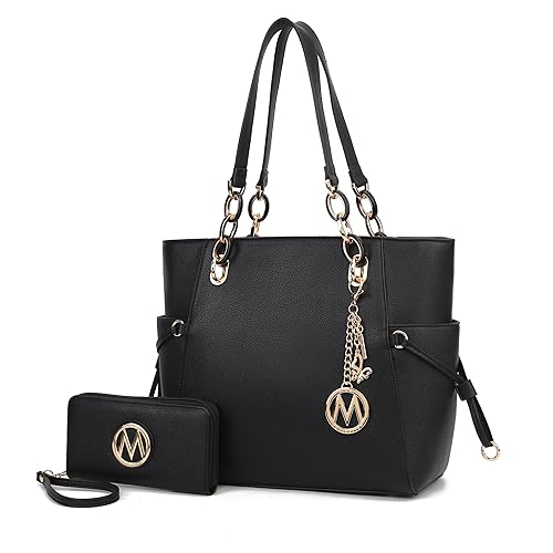 MKF Collection Women's Tote Bag With Wristlet Wallet Bag, Vegan