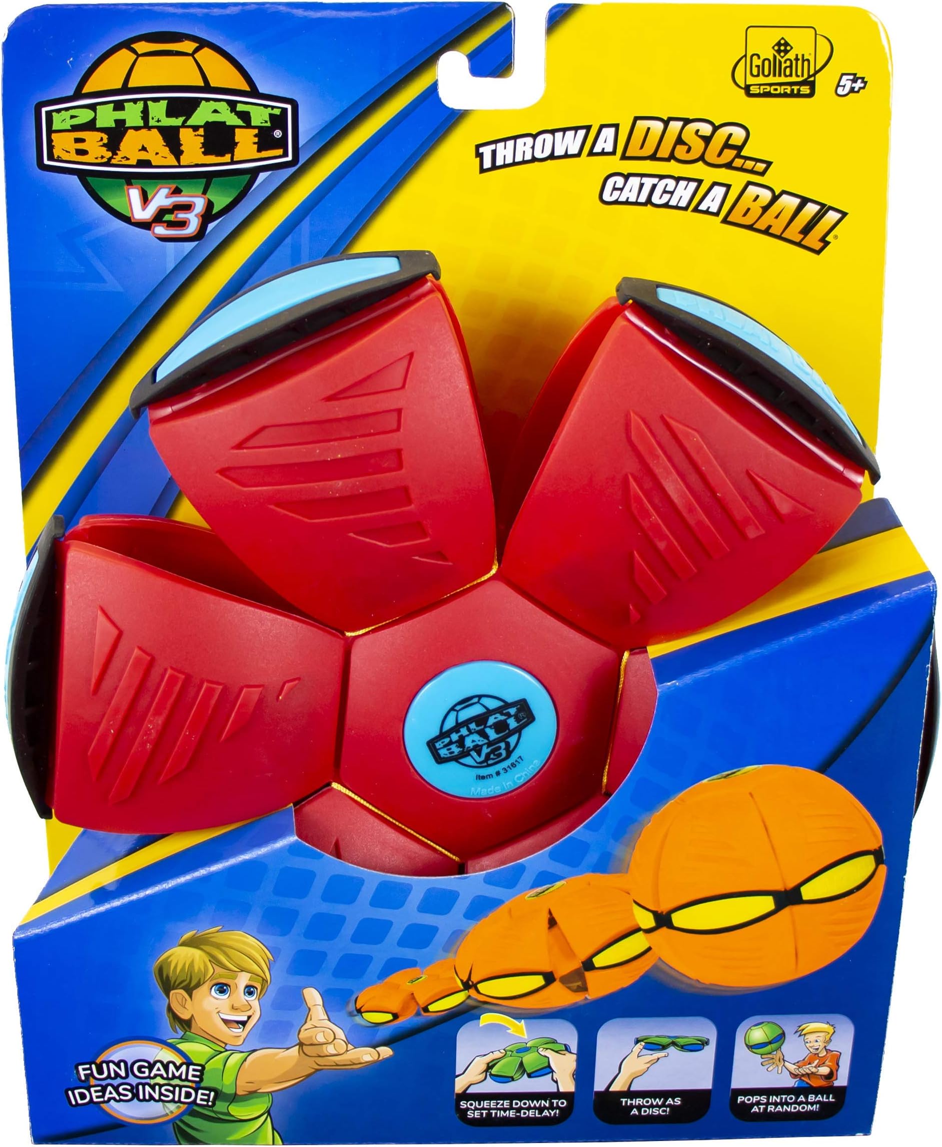 Goliath Games Phlat Ball V3 (Red)