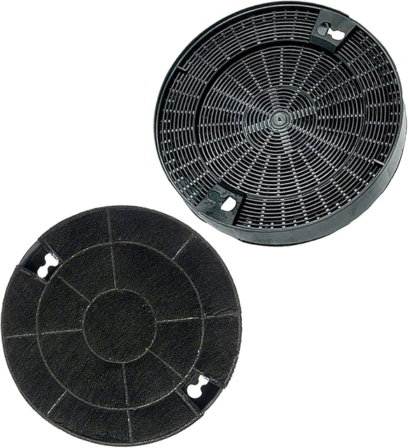 SPARES2GO Type 29 Charcoal Carbon Vent Filter Compatible with Electrolux Cooker Hood (190 mm x 35 mm, Pack of 2)