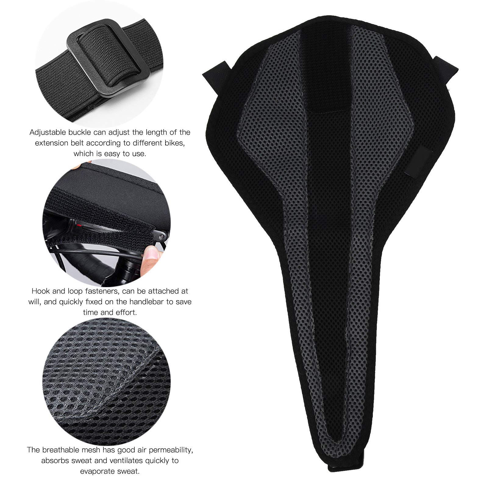 Bandes Anti-transpiration Pour Vélo - Filets Anti Transpiration Pour Velo Absorbeurs De Transpiration Protegez Votre Velo De La Transpiration Pour Vtt Cyclisme Et Spinning Zwart Rouge