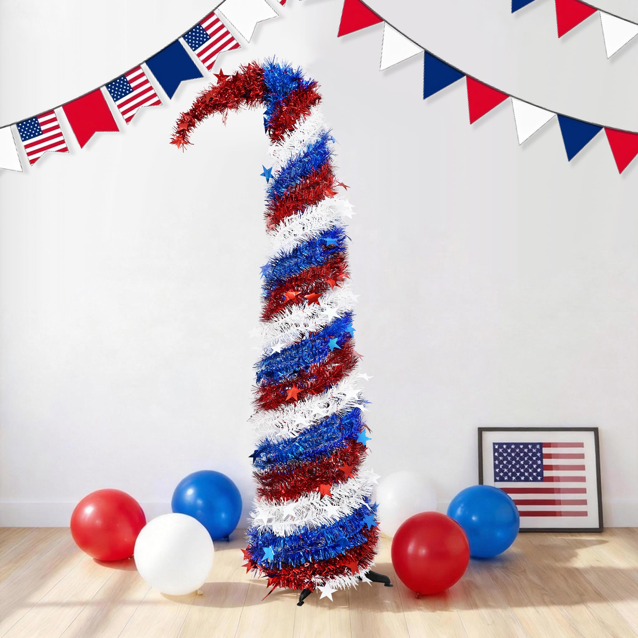 Arbre lumineux du 4 juillet pour illuminer vos soirées de fête à la maison