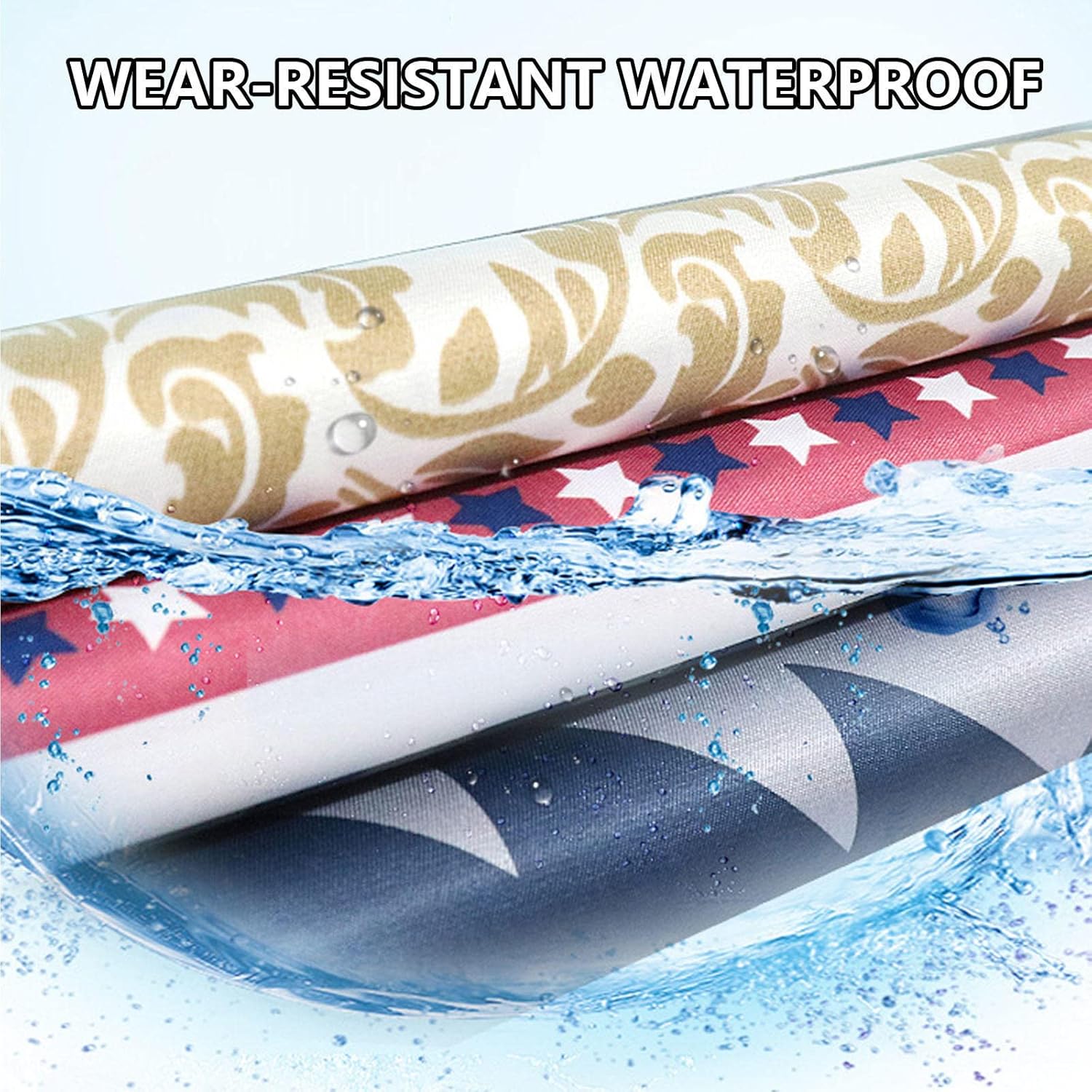 Canvas Wardrobe, Portable Closet Storage Organizer, Fabric Wardrobe with Hanging Rail, Shelves, Foldable Closet for Bedroom, Strong and Durable,A-163X45X172cm