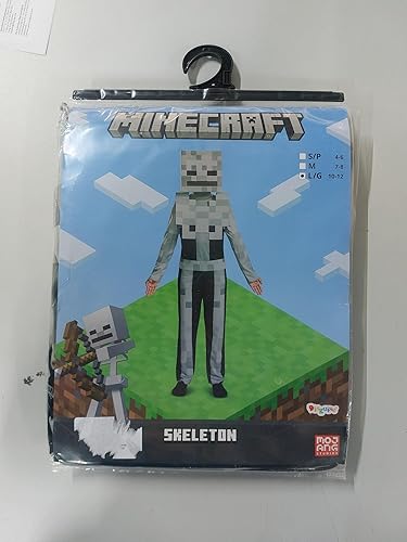 Miniatura 6 de Disfraz de esqueleto clásico de Minecraft para niños Traje de cosplay de Minecraft para niños y niñas Disfraz de esqueleto de Minecraft para niños