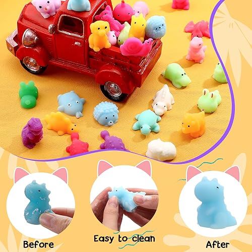 Miniatura 7 de 300 piezas Mini Kawaii Animales Juguetes Fidget Juguetes de Fiesta para Niños Niñas Adultos Apriete Alivio del Estrés Premios en el aula Piñata