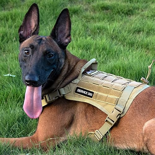 Miniatura 2 de IronSeals Arnés táctico de entrenamiento para perros Molle con asas