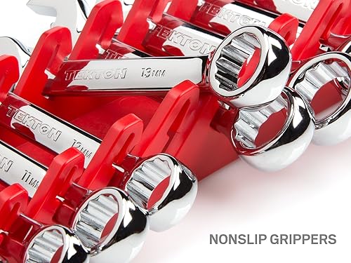 Miniatura 10 de TEKTON Soporte de llave rechoncha de 8 herramientas (negro)  ORG21108