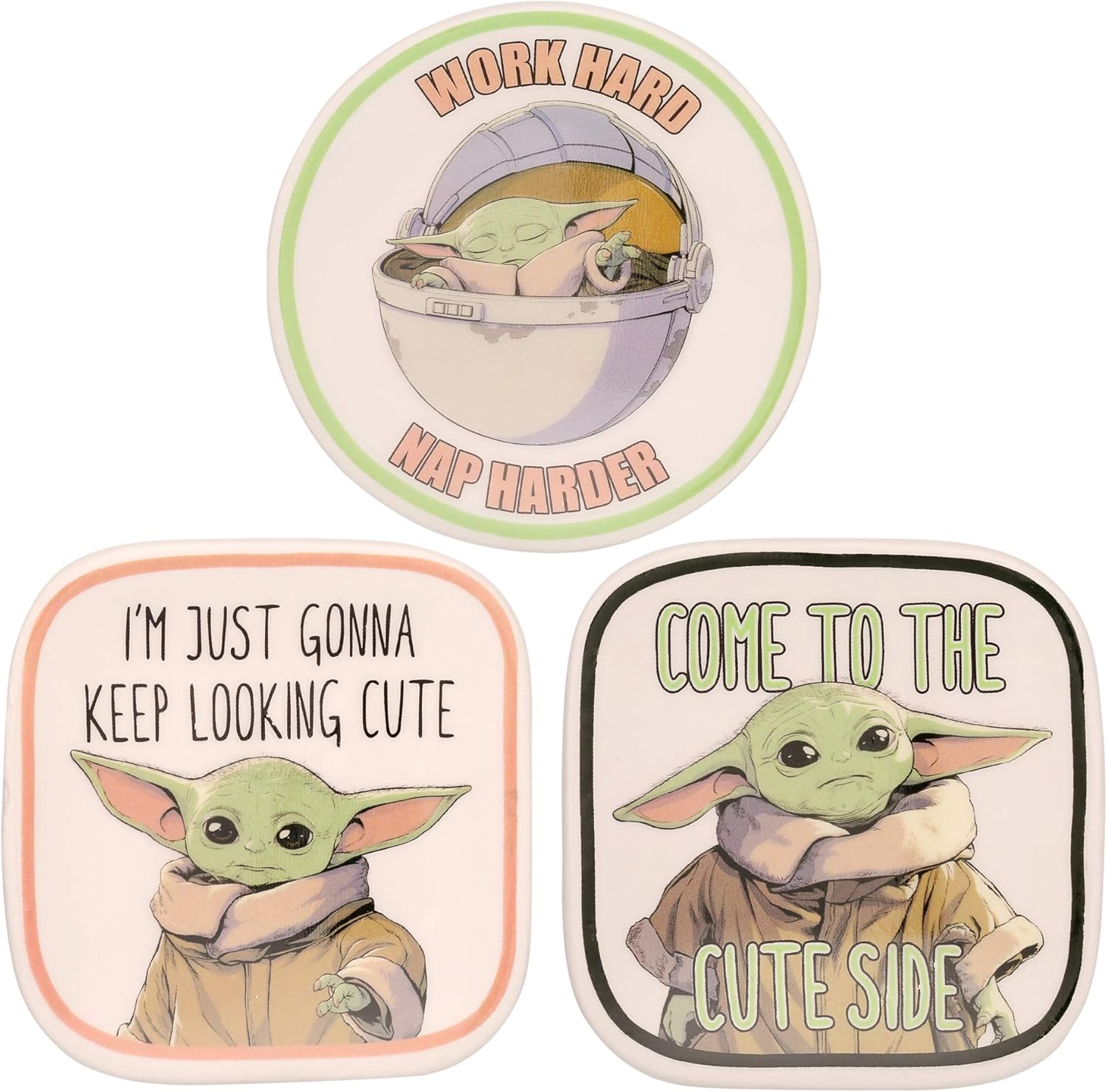 Disney Tim Burton's Nightmare Before Christmas Mini Trinket Tray Gift Set, 3 Piece Jewelry Dish Ring Holder : Clothing, Shoes & Jewelry