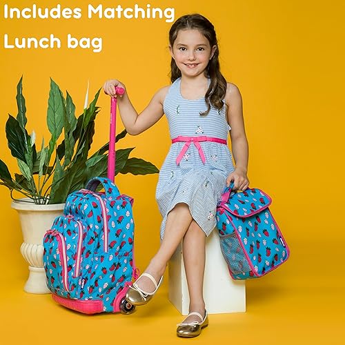 Miniatura 2 de Mochila con bolsa de almuerzo J mundo Nueva York Lollipop Kids 'Rolling, Frambuesa azul), RBS-16LSP