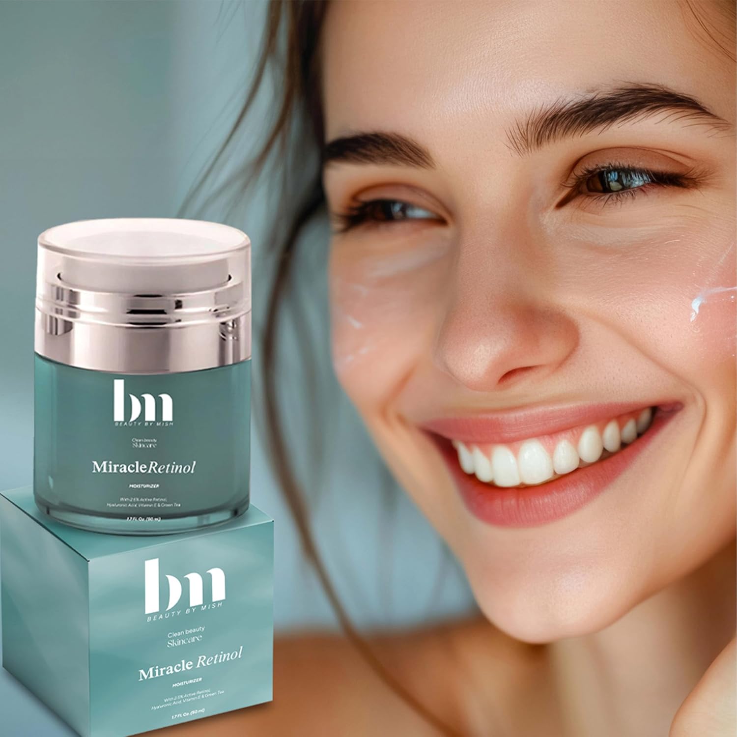 Retinol Moisturizer for Face - Hydrating Moisturizer for Wrinkles, Fine Lines, Skin Tone, and Dark Spots with Hyaluronic Acid & Vitamin E, 50ml/1.7 fl. Oz - Image 5