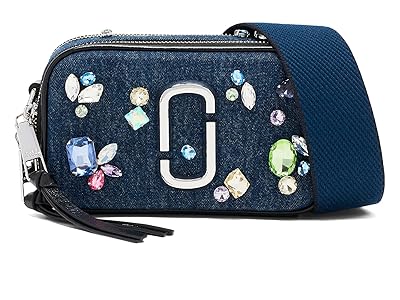 Marc Jacobs The Gem Denim Snapshot Cross Body Women