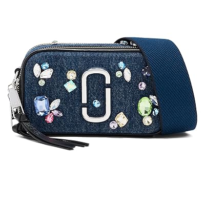 Marc Jacobs The Gem Denim Snapshot Cross Body Women
