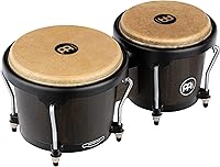Vista 8 de Meinl Percussion HTB100WB-M Headliner Traditional Designer Series Bongos de madera, marrón nogal