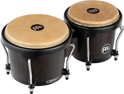 Miniatura 8 de Meinl Percussion HTB100WB-M Headliner Traditional Designer Series Bongos de madera, marrón nogal