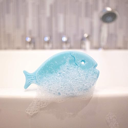 Miniatura 3 de Innobaby Bathin Smart - Cepillo de silicona para bebé, esencial para piel seca y eczema, exfoliante suave con mango de succión, silicona de grado