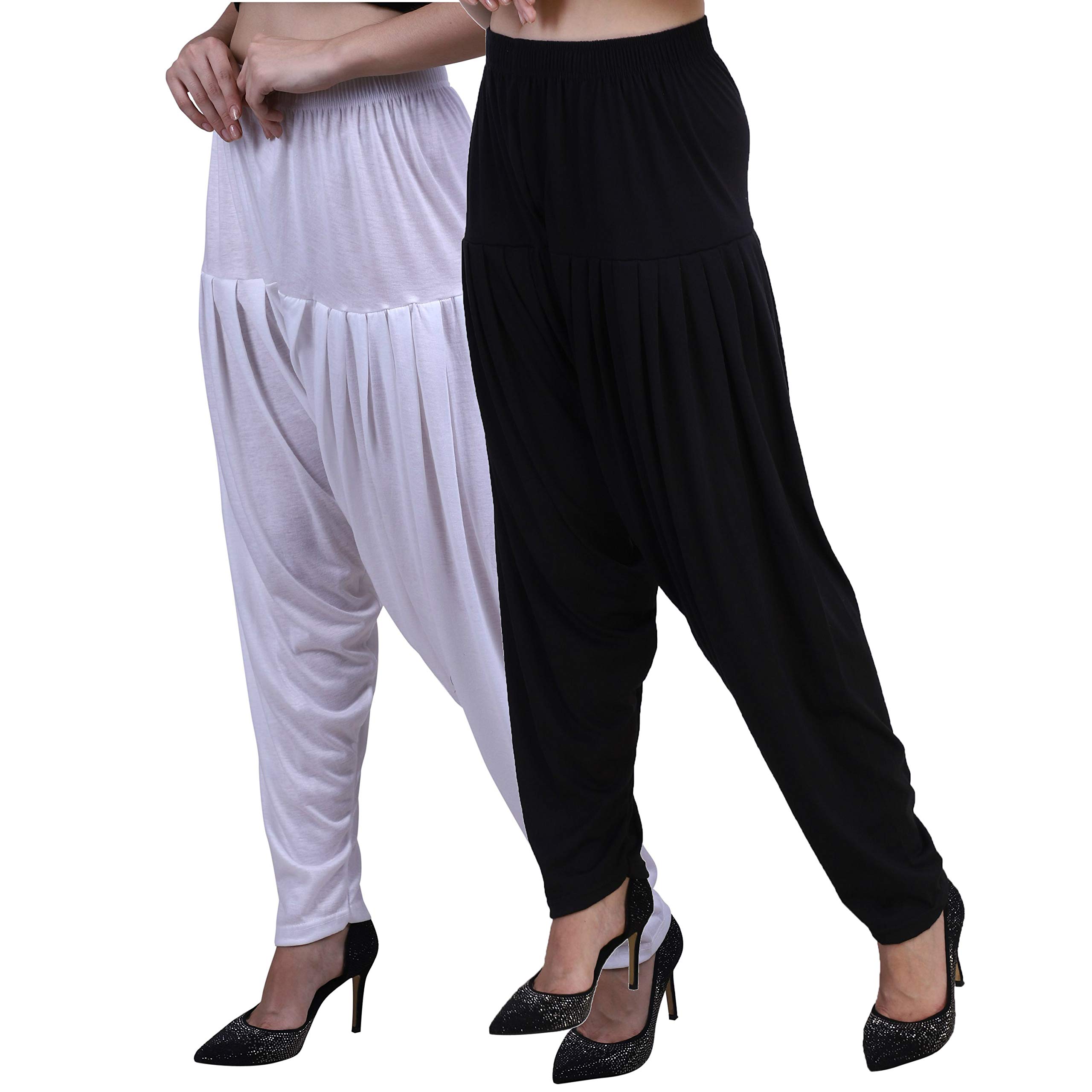 casuals Women’s Viscose Patiala Pants Stylish Bottom Wear for Every Occasion Combo 2-picture-11