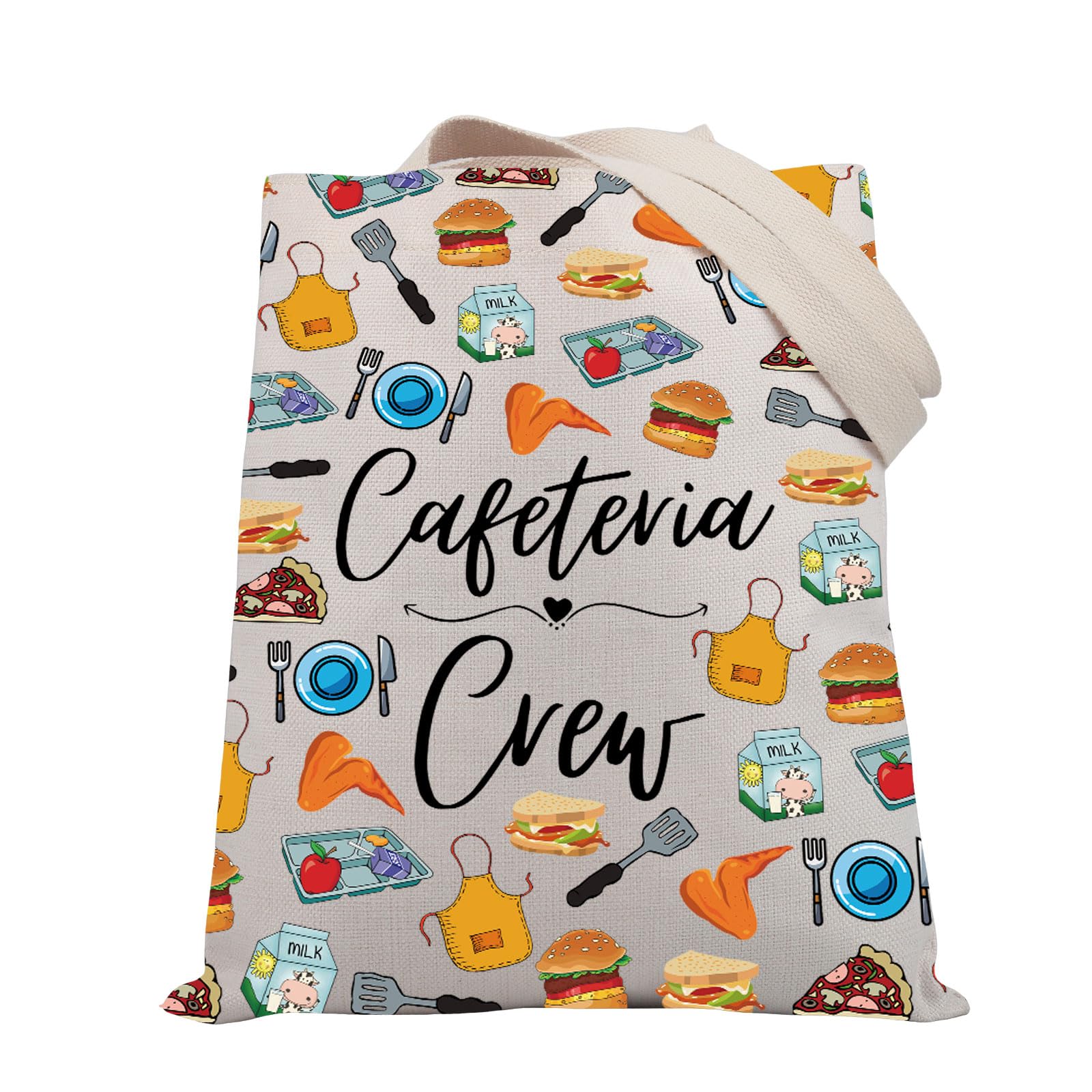 BDPWSS Cafeteria Worker Appreciation Gifts Cafeteria Crew Tote Bag Lunch Lady Gift Food
