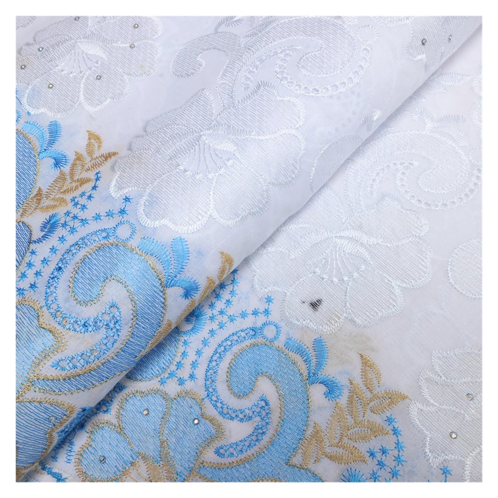 Szwajcarski Woal Koronkowy W Szwajcarii Nigeryjska Afrykańska Koronkowa Tkanina Tissu Bawełniana 5 Stoczni PięKny I Elegancki Design(3LY2158)