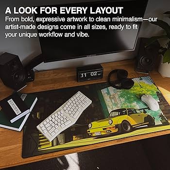 Amazon.com: MPCO. Manga Motors Large Gaming Desk Pad - 36