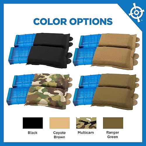 Miniatura 3 de Blue Force Gear MOLLE Mag - Bolsas dobles para revistas, bolsas pequeñas para revistas de Airsoft, 6.5 x 5.5 x 0.13 pulgadas