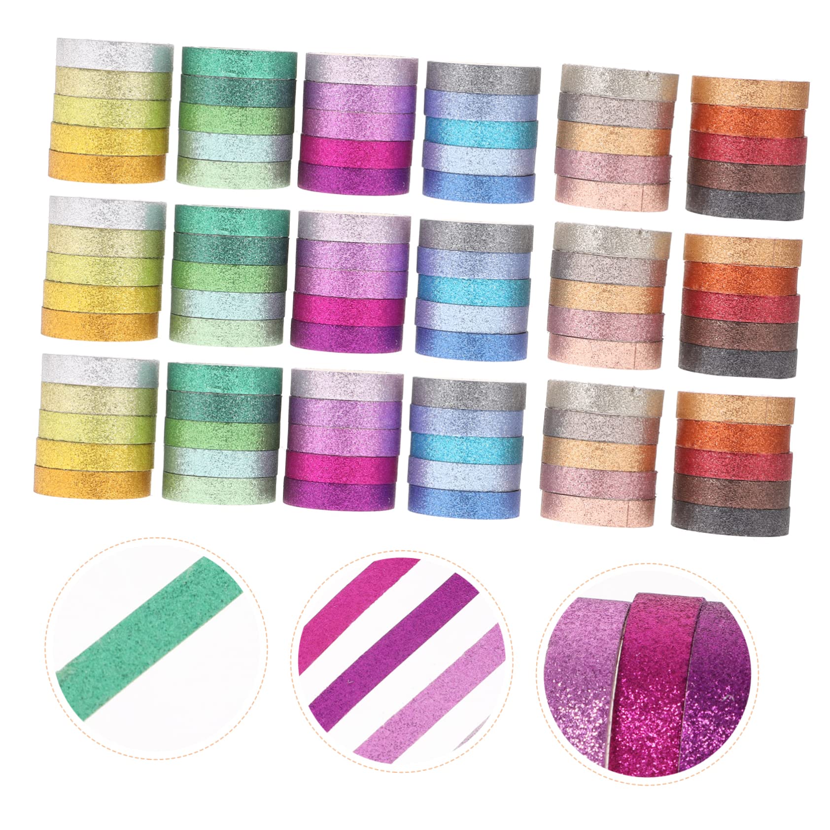 Lurrose Dekoratives Washi Tape für Tagebuch und Scrapbooking