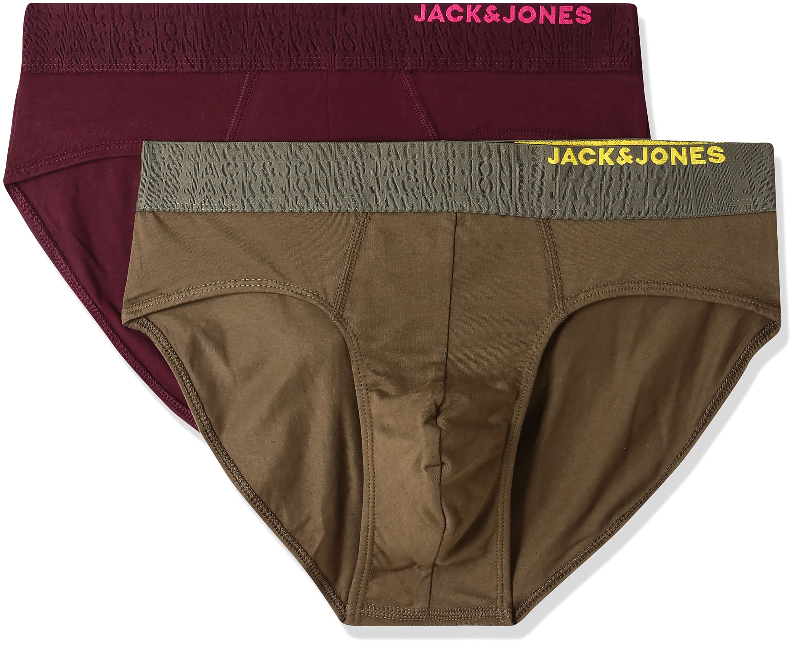 jack & jones Men's Cotton Classic Regular Solid Briefs-picture-30