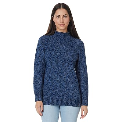 L.L.Bean Cotton Ragg Sweaters Funnel Neck Pullover Women