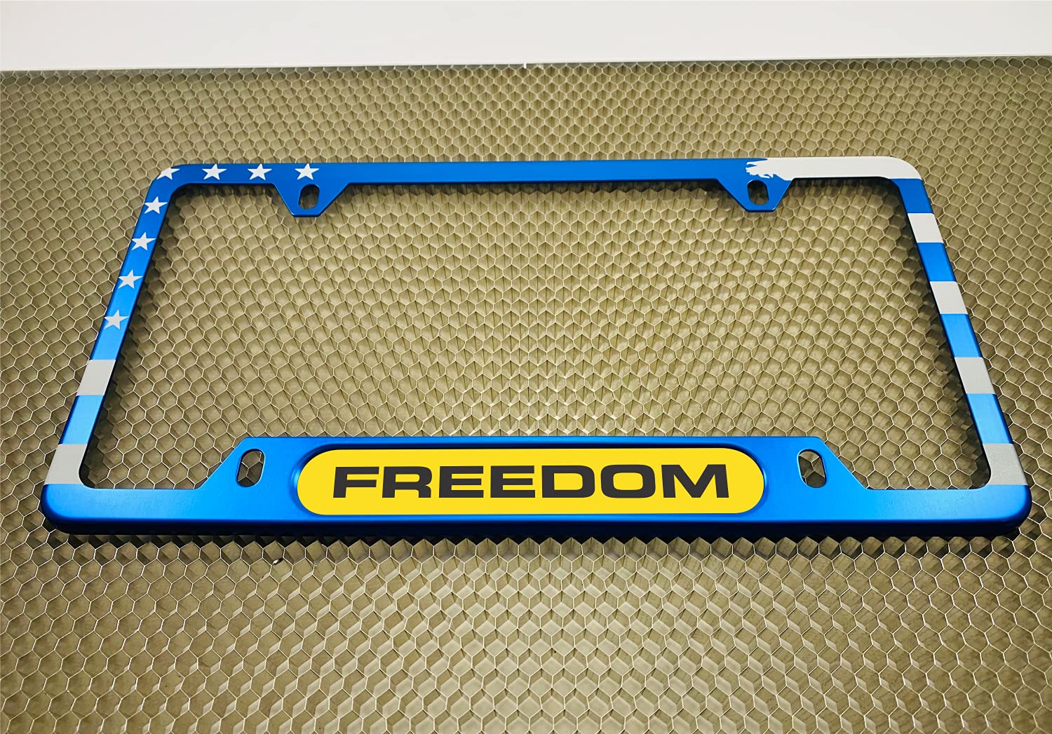 USA Patriotic | American Flag Custom Personalized Anodized Aluminum Thin Top | - Picture 49 of 133