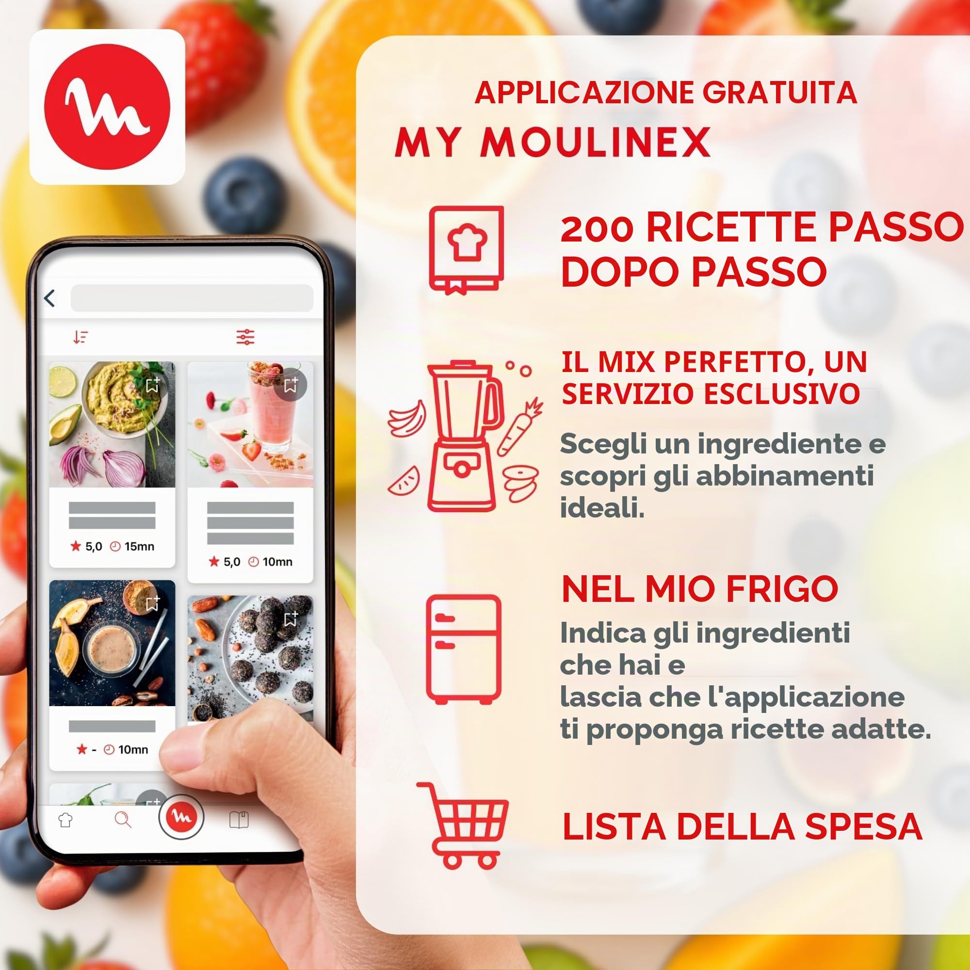 Moulinex Frullatore Daily Chef, 600 W, Bianco e Grigio