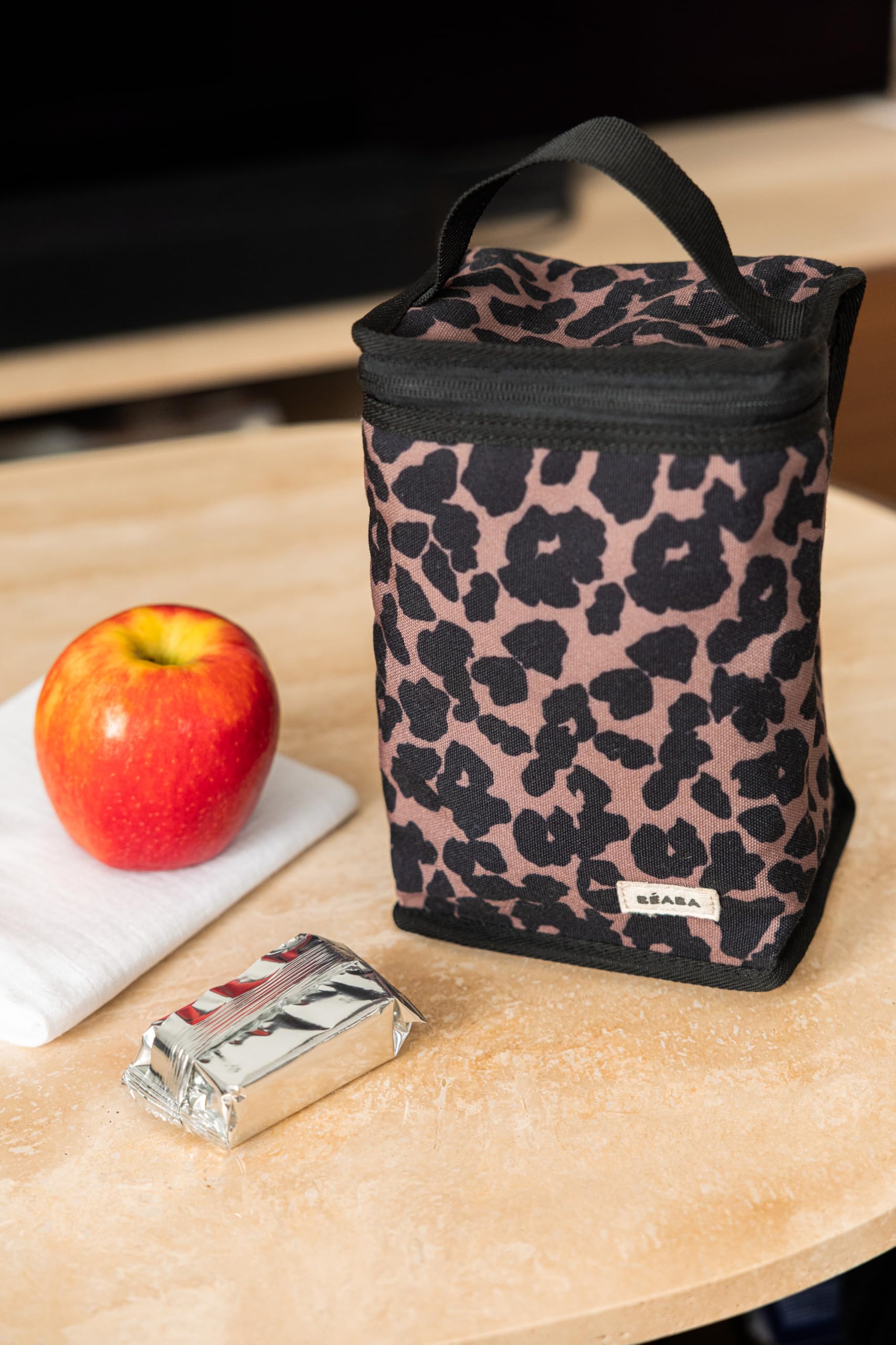BÉABA - Borsa Termica Portapasto per Neonati, Contenitore Molto Capiente, Tasca per Biberon, Borsa per Trasportare Pasti Completi, Pieghevole, Materiale Morbido e Impermeabile
