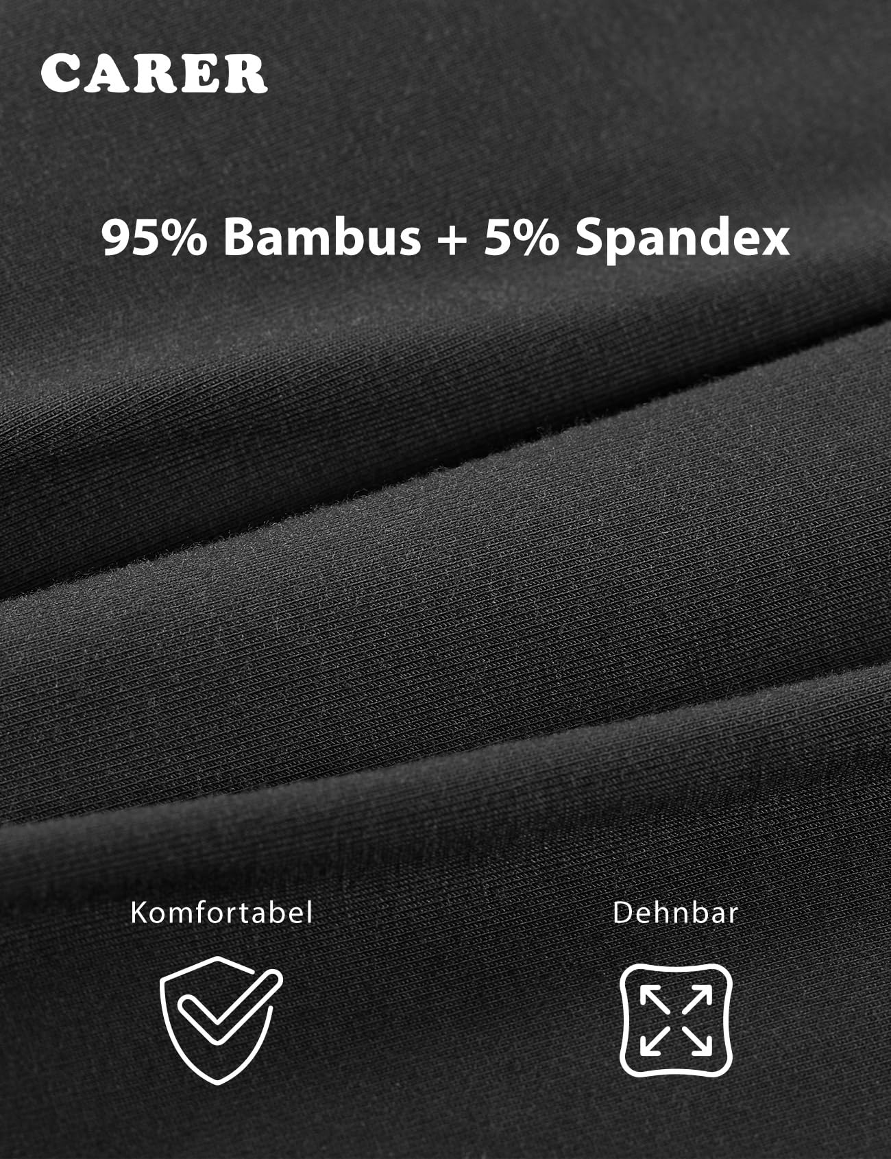 Carer 4er Pack Bambus Inkontinenz Boxershorts Herren, 100ml Absorption Waschbare Wiederverwendbare Inkontinenz Unterwäsche Leichte Atmungsaktive Auslaufsichere Unterhosen, Schwarz Blau Größe XL
