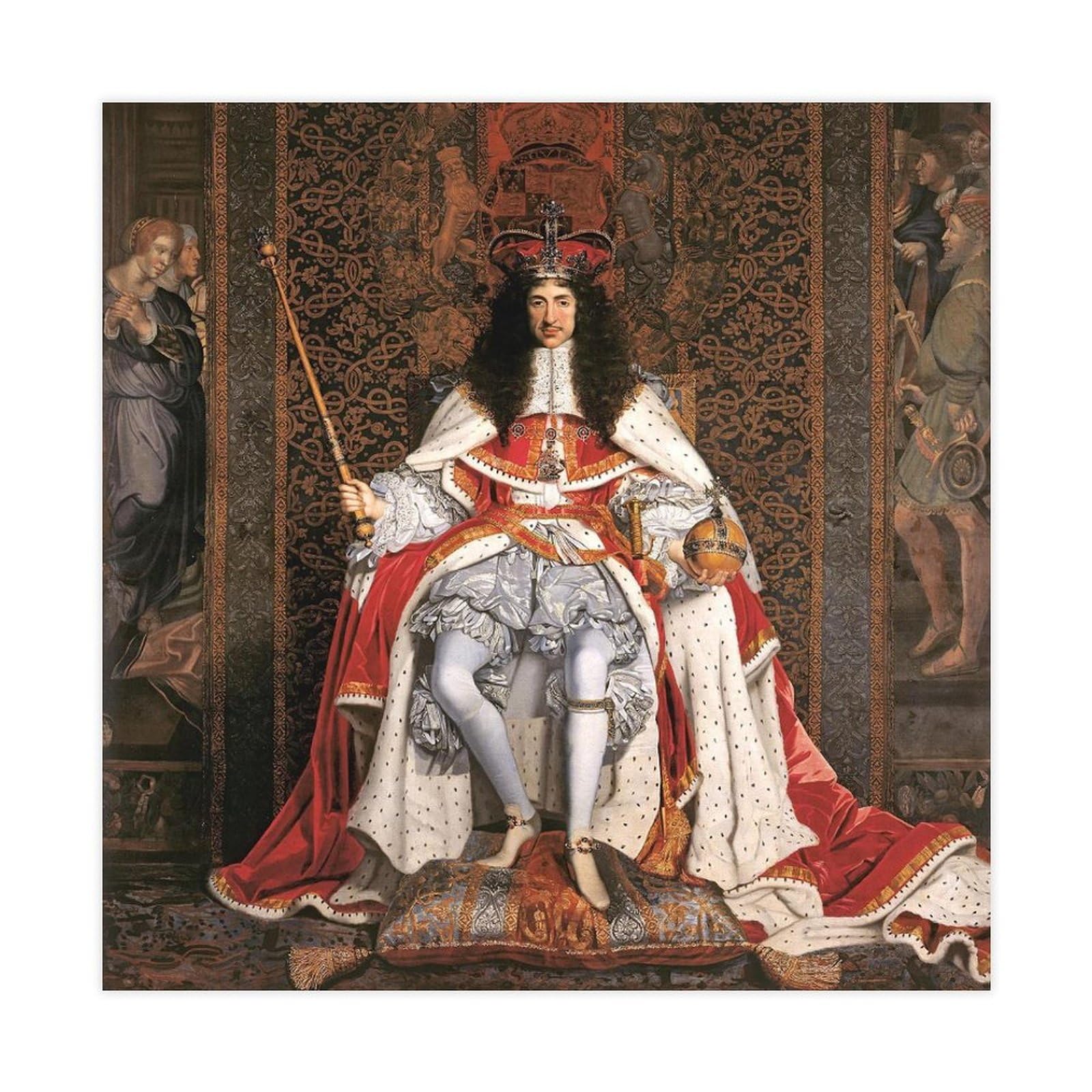 Impression sur toile Charles II d'Angleterre 50,8x50,8cm - 6