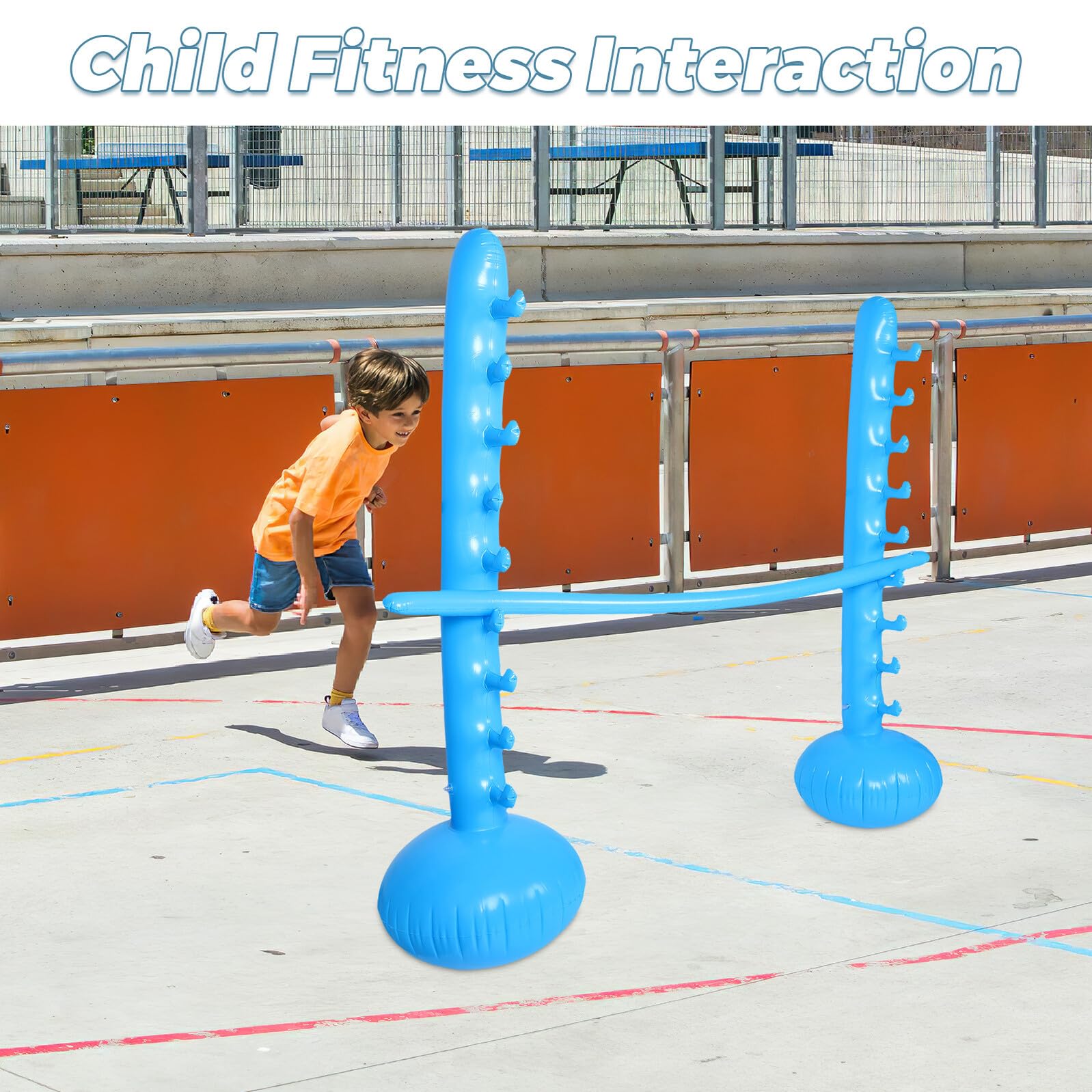 Hohopeti Aufblasbares Limbo Spiel für Stabiles PVC Fördert Koordination und Bewegung Interaktives Outdoor Indoor spiel für Party und Garten Tragbar und Einfach Aufzubauen