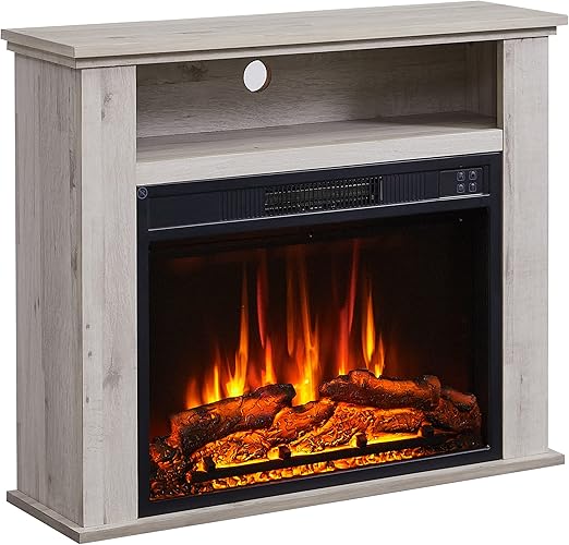 FlameKo Sahara Fireplace with 31" surround and Realistic Flame Effect