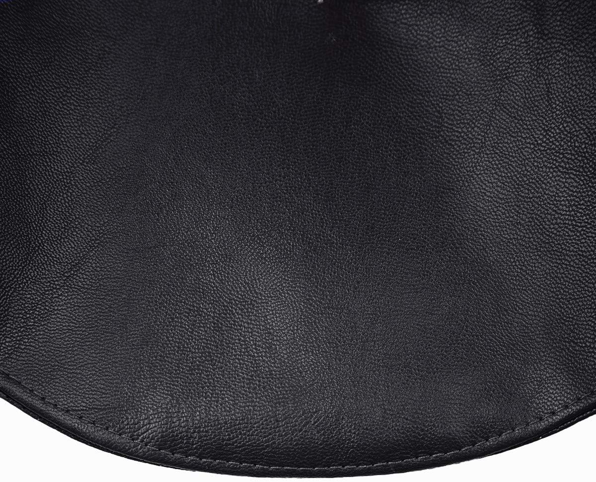 moonsix PU Leather Beret Hat for Women, Beanie Hat Army Military Color Winter hat Adjustable - Image 4