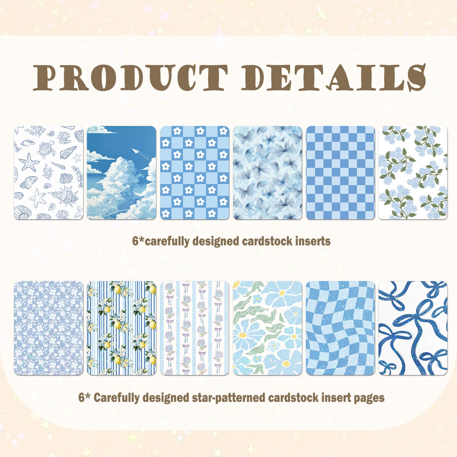 Insert Cardstock für transparente Schutzhülle, kompatibel mit Kindle Paperwhite 11. 12. Generation 17,3 cm (6,8 Zoll), Blumenmuster, Kartenzubehör für E-Reader, Buchliebhaber, Lesegeräte