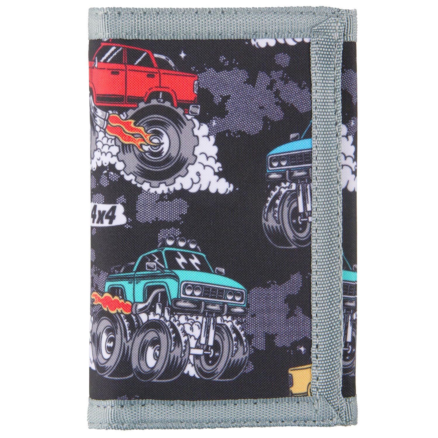 Kids Wallet for Boys Ages 4-12, Monster Truck Boys Wallet for Kids, Toddler Wallets with Coin Pocket, Novelty Christmas &amp; Birthday Gift