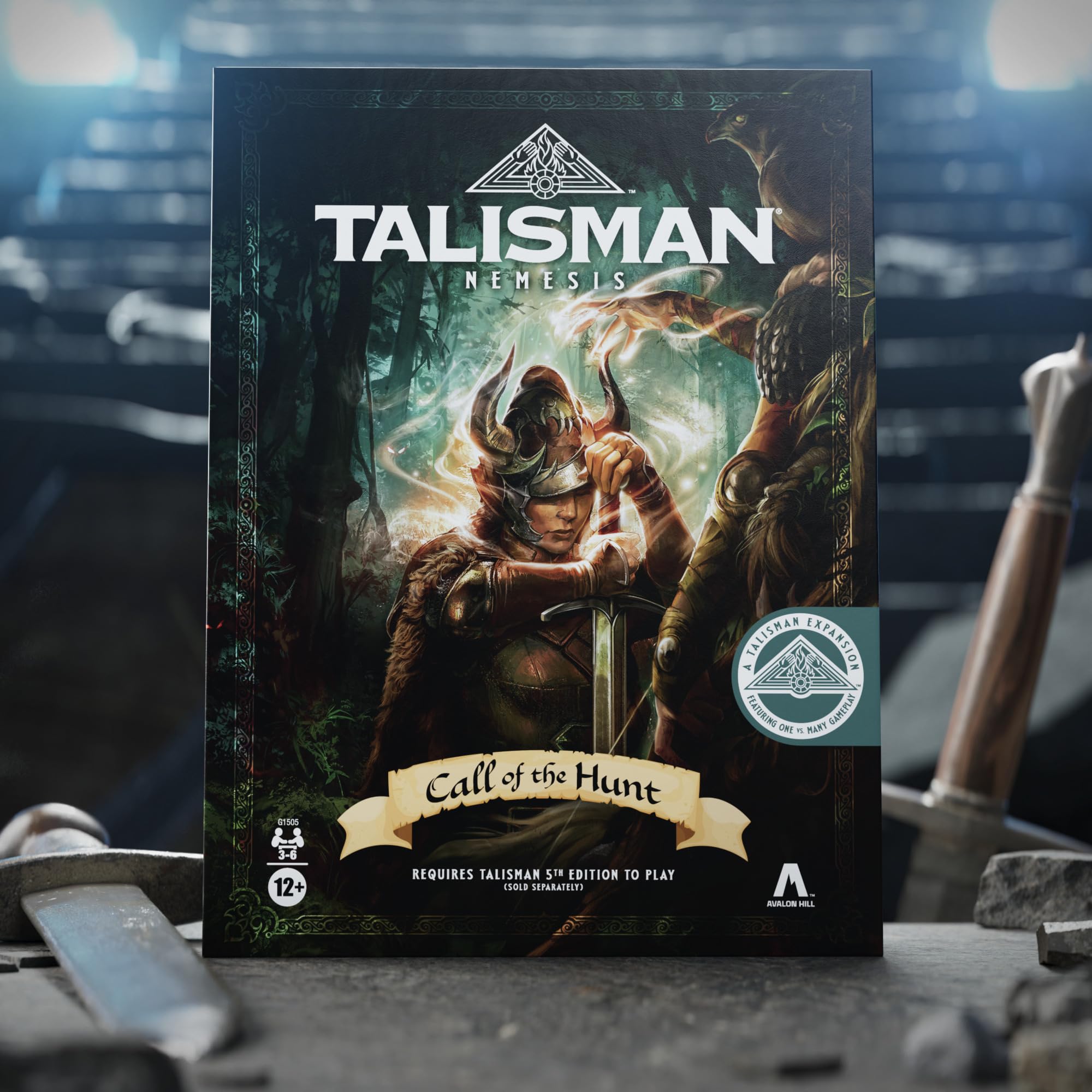 Hasbro Gaming Avalon Hill Talisman Némesis: Call of the Hunt Expansion Pack - Juego de estrategia de aventura - A partir de 12 años, 3-6 jugadores - 60 minutos