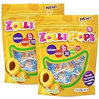 Vista 19 de Zollipops Paletas Clean Teeth, sabores tropicales, 16 onzas