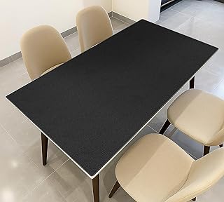 Warmstar Leather Table Cover 28 x48 Inch, 1.8MM Thick PVC Table Protector Waterproof, Desk