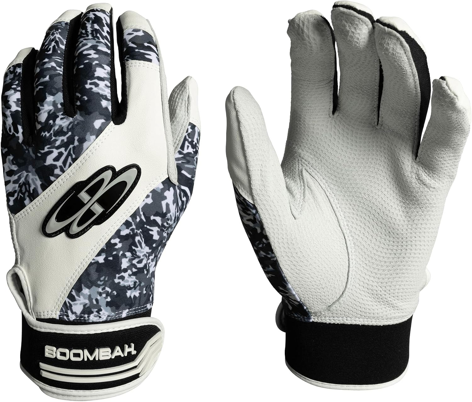 Boombah Torva 2 Youth Batting Gloves - Fractal Camo - Multiple Youth Sizes - Sold as a Pair